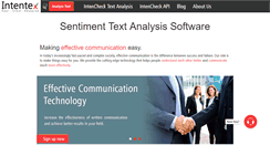 Desktop Screenshot of intentex.com