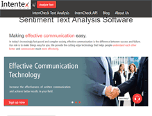 Tablet Screenshot of intentex.com